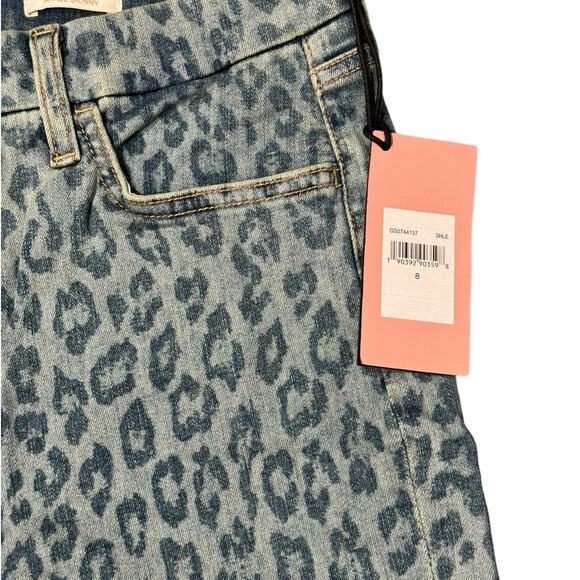 NWT! Jen7 by 7 for All Mankind Ankle Skinny - Sunrise Leopard Size 8 - Picture 6 of 8